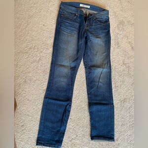 J Brand size 26 low rise skinny jean
